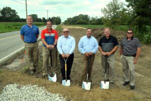 Noblesville breaks ground on little chicago road trail