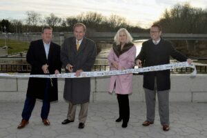 City of noblesville and hamilton county open logan street bridge