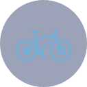 Icon biking